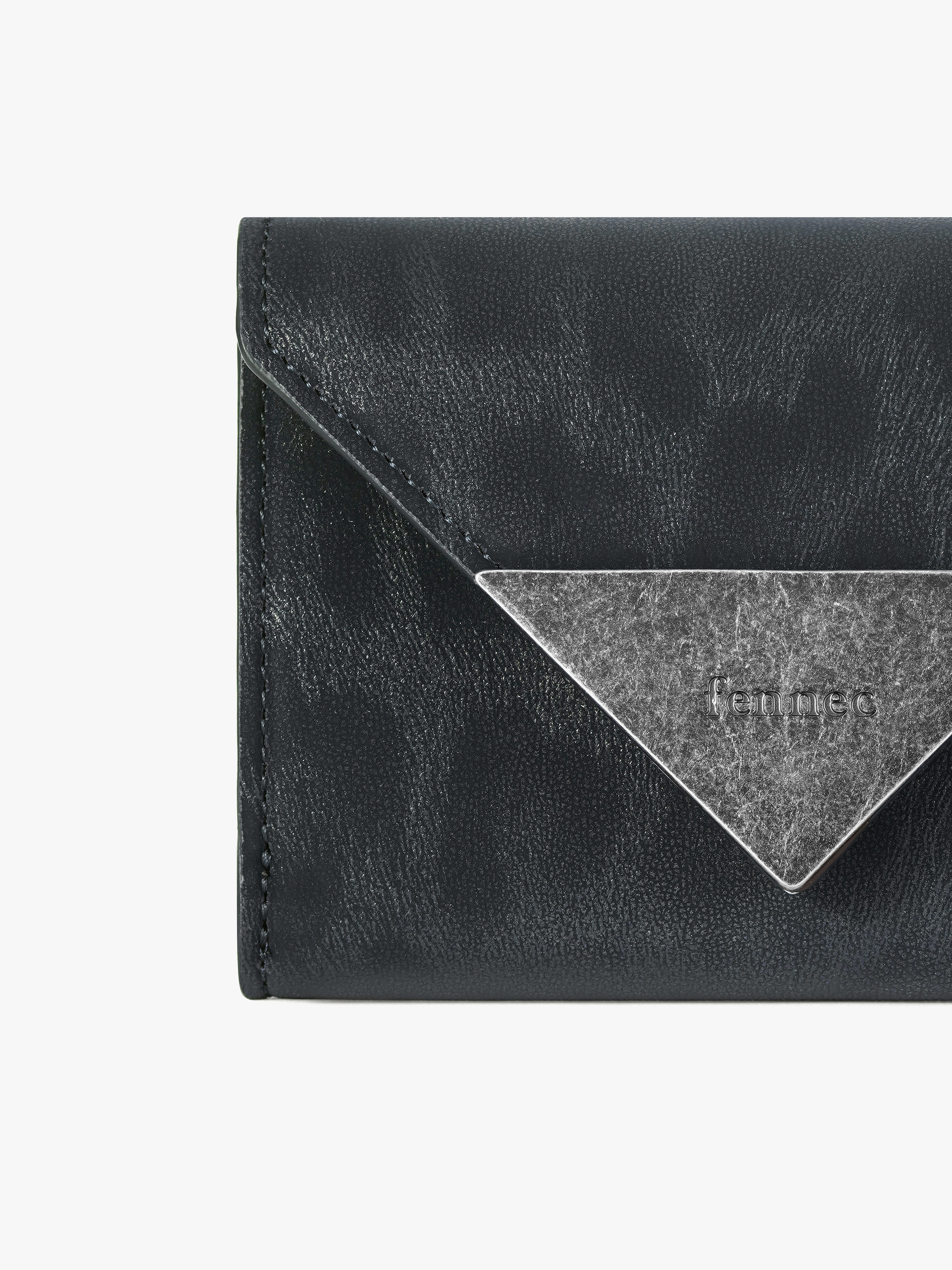 MATT TRIANGLE WALLET - LEOPARD NAVY