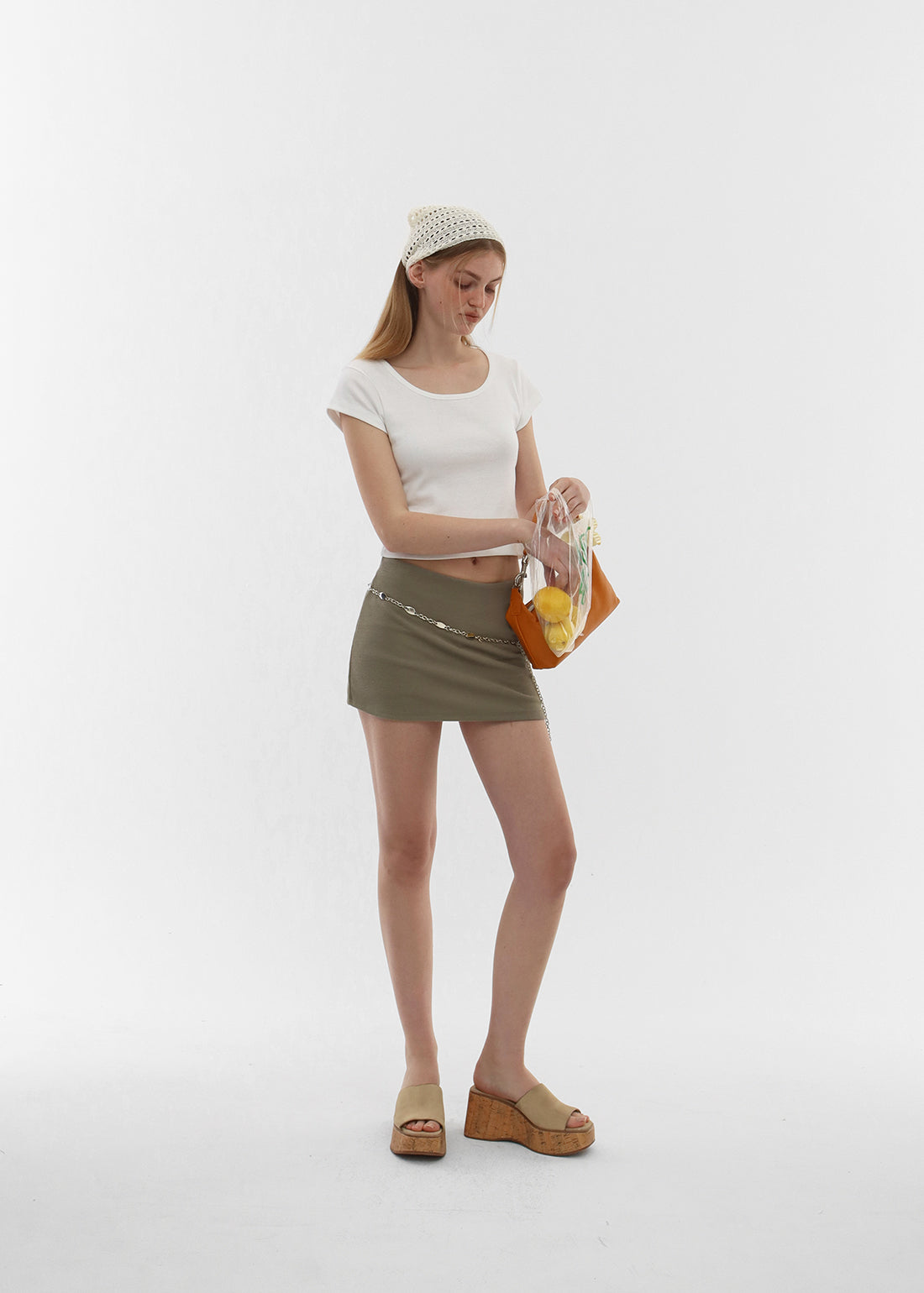 COOL STANDARD U-NECK CROP SHORT SLEEVE TEE 3