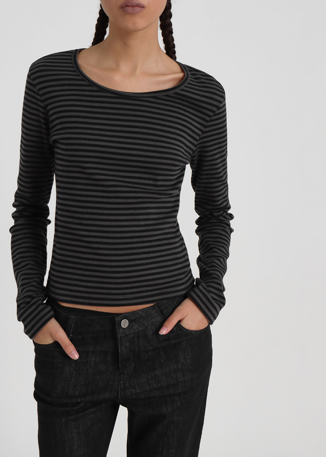 STANDARD STRIPE LONG SLEEVE TEE 1