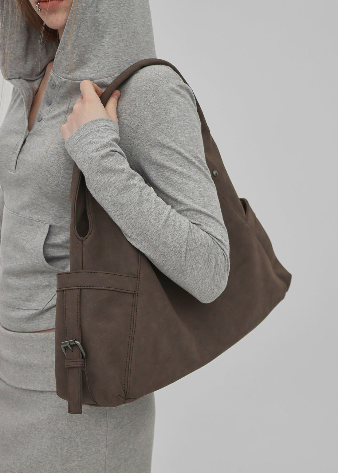 [MADE] Arsene Washed Leather Shoulder Bag