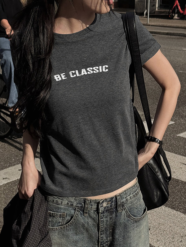 BE CLASSIC LETTERING TEE - 3 COLORS
