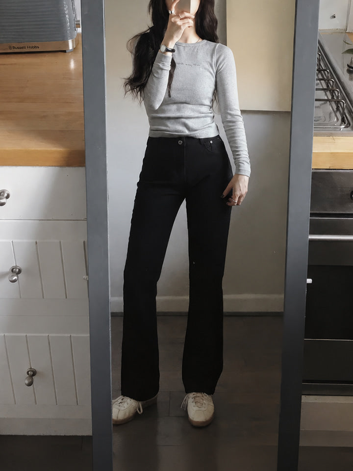 CHEESE SEMI-BOOTCUT ALL-DAY PANTS