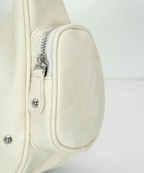 MOTE STUD BAG IVORY
