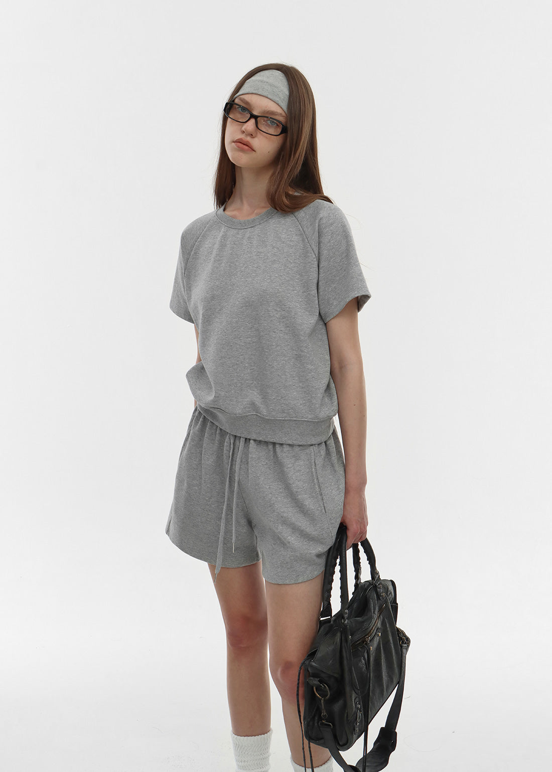 AIR SWEAT RAGLAN SHORT SLEEVE SWEATSHIRT 5