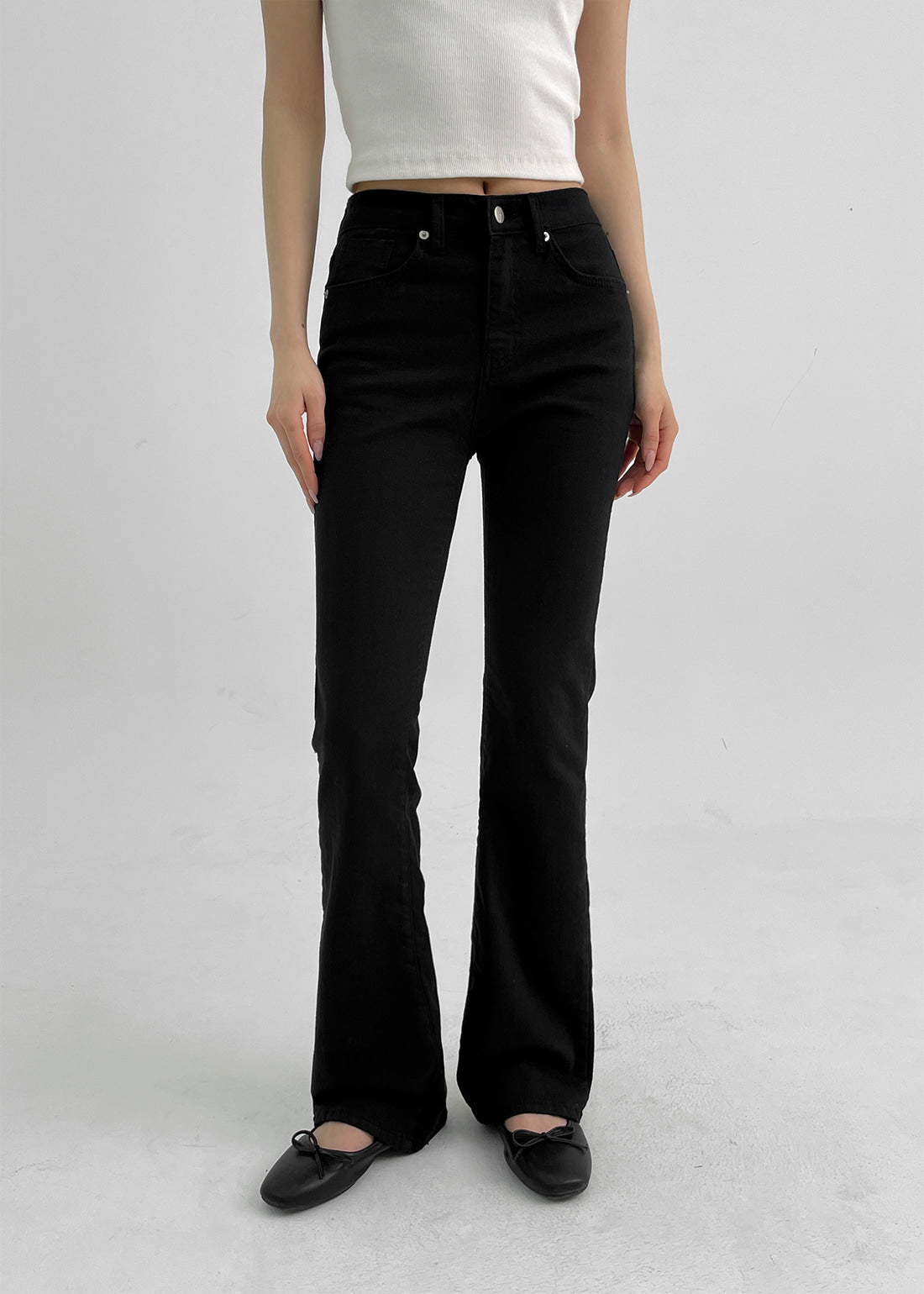 COTTON SLIM BOOTS-CUT 2