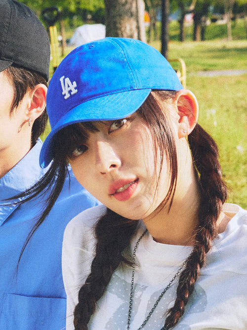 ROOKIE UNSTRUCTURED BALL CAP LA #KARINA同款! - 11 COLORS BLUE