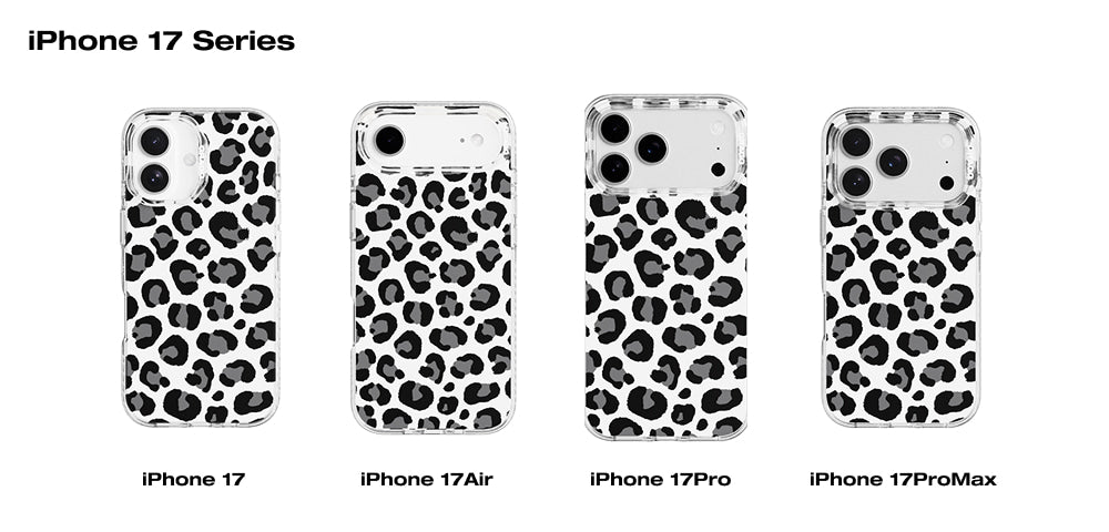 MAGSAFE LAYERS FRAME CASE CLEAR - STRUCTURED LEOPARD #EUNBI同款