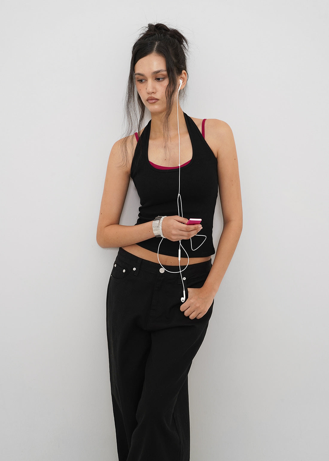RIBBED HALTER TANK 8