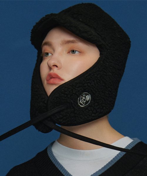 FLEECE EARFLAP TROOPER - 2 COLORS BLACK