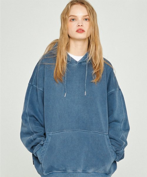 PIGMENT PANEL HOOD - 2 COLORS BLUE