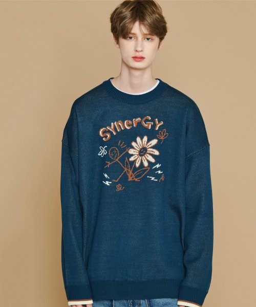 GRAPHIC SWEATER - 2 COLORS MOCHA