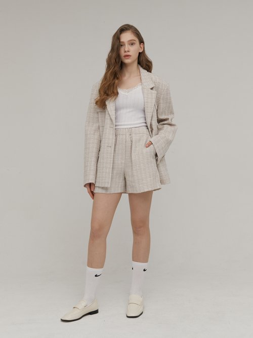 LINEN PANTS [ EASY ] - 2 COLORS BEIGE