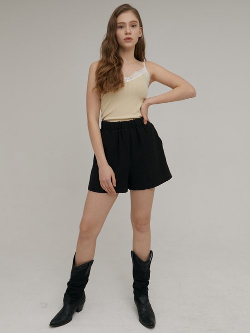 LINEN PANTS [ EASY ] - 2 COLORS BLACK