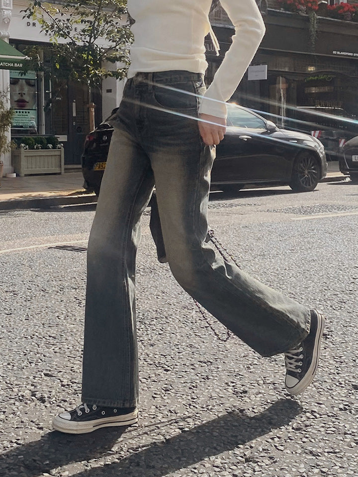 OUR MUTE SEMI-BOOTCUT DENIM PANTS - 3 COLORS