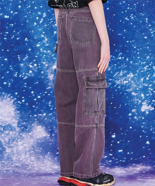 CARPENTER CARGO PANTS - 3 COLORS PURPLE
