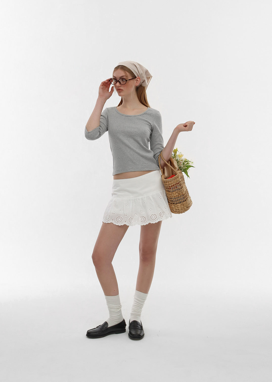 STANDARD U-NECK 3/4 SLEEVE TEE 11