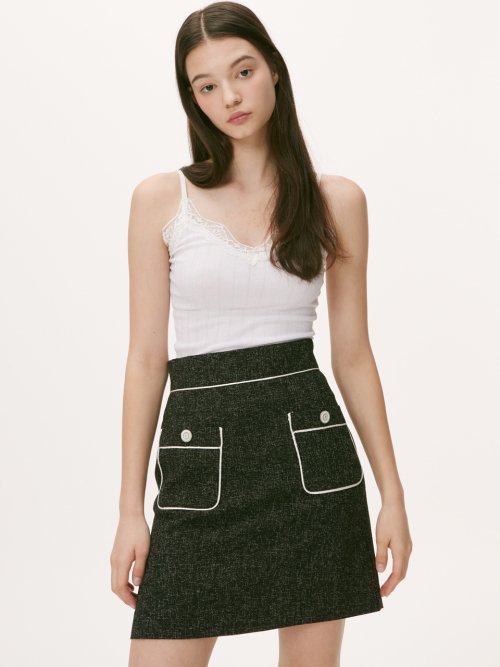 SKIRT [BLACK] - 2 COLORS BLACK