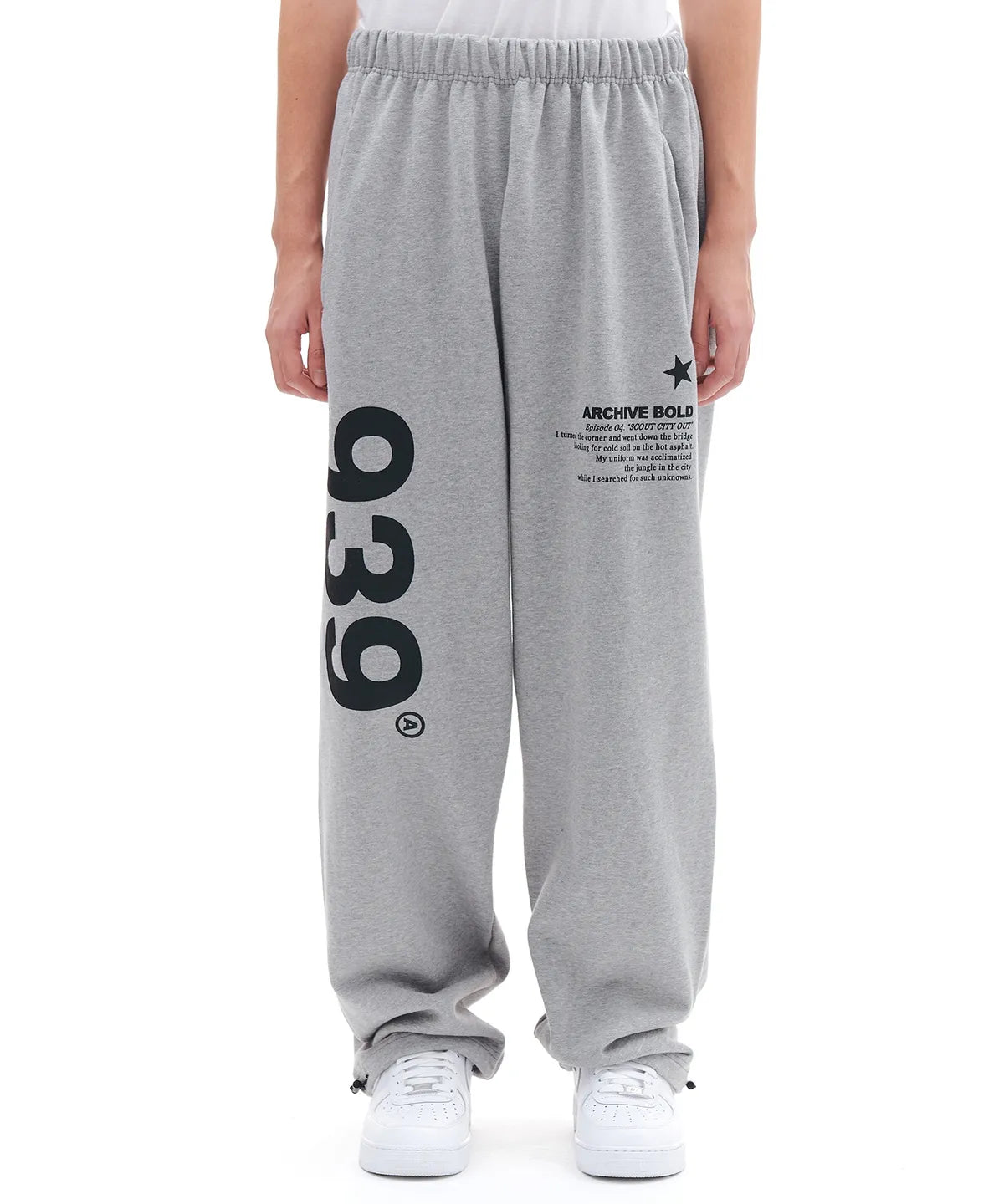 939 LOGO SWEAT PANTS (GRAY)