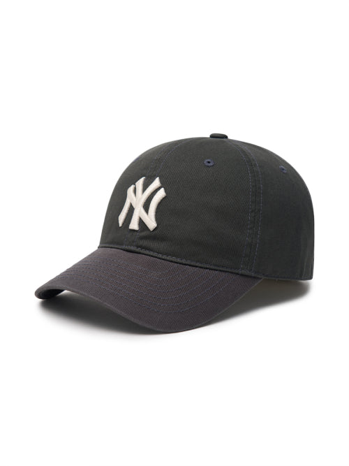 ACE UNSTRUCTURED BALL CAP NY #KARINA同款! - 9 COLORS CHARCOAL