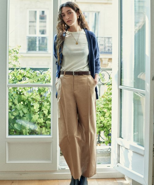 MARITHE COCOON PANTS - 2 COLORS BEIGE