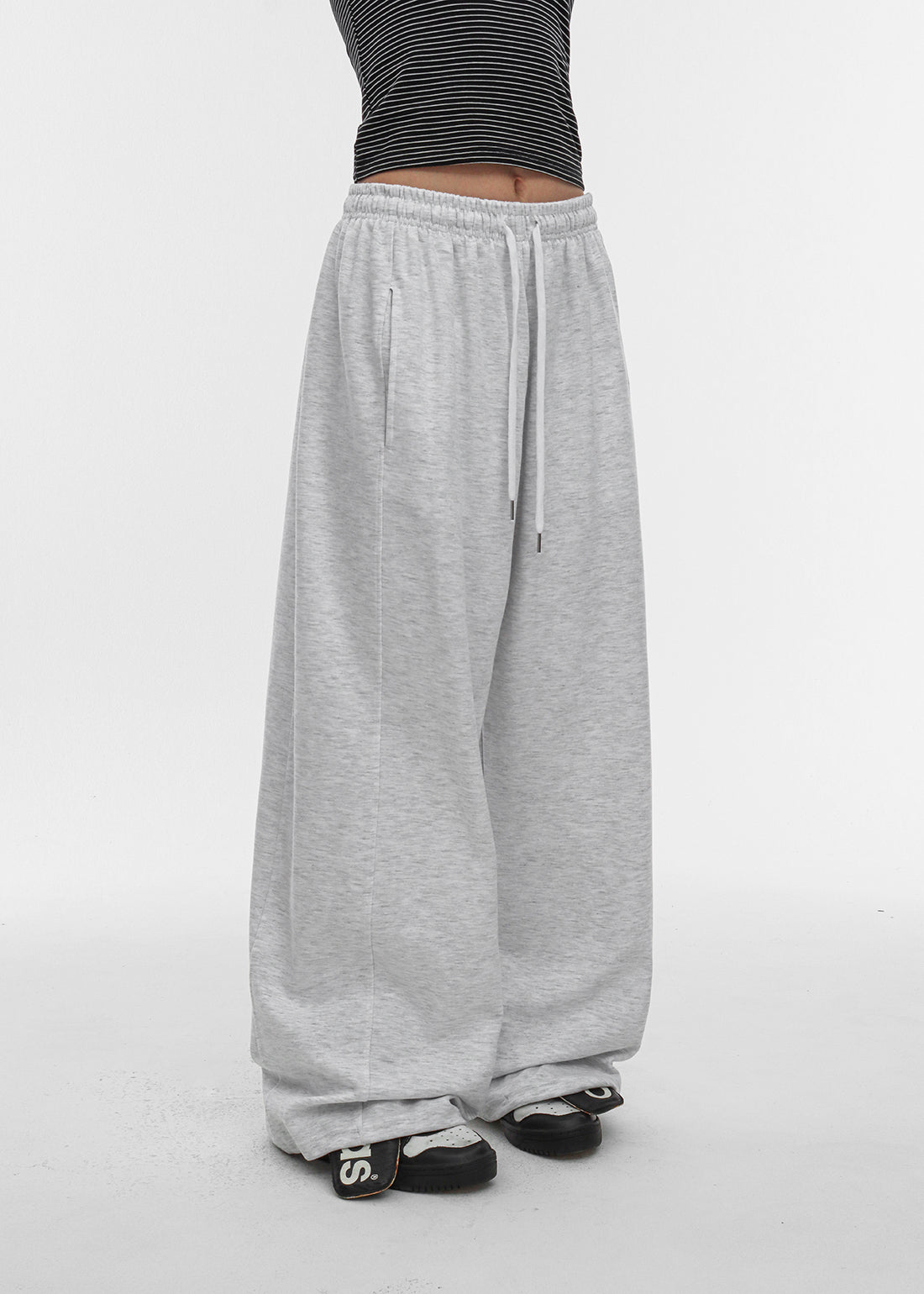 AIR SWEAT WIDE TWO-WAY BANDED PANTS - 7 COLORS 3
