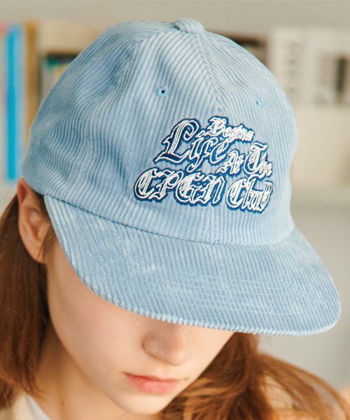 CORDUROY BALL CAP - 4 COLORS GREY