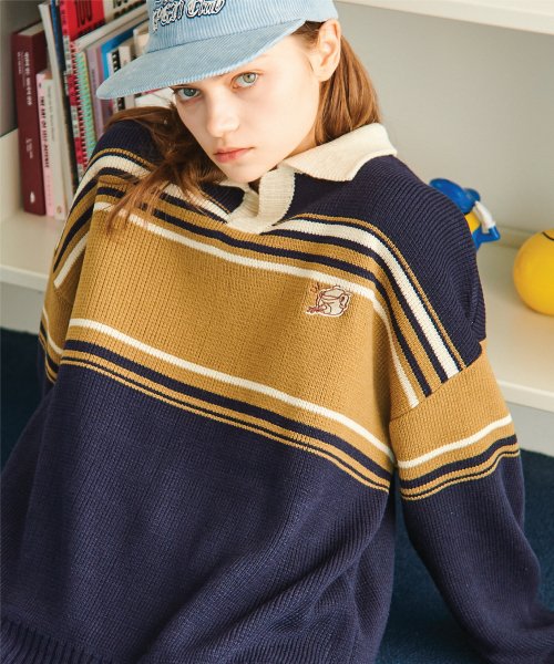 TEDDY PIQUE SWEATER NAVY - 2 COLORS NAVY