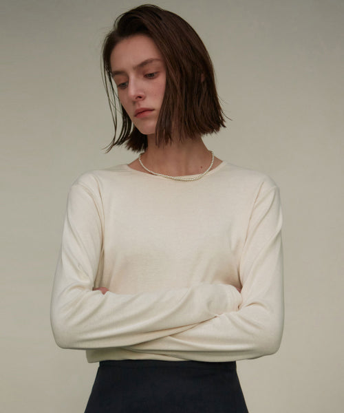 ESSENTIAL ROUND TOP #徐睿知同款! - 6 COLORS CREAM