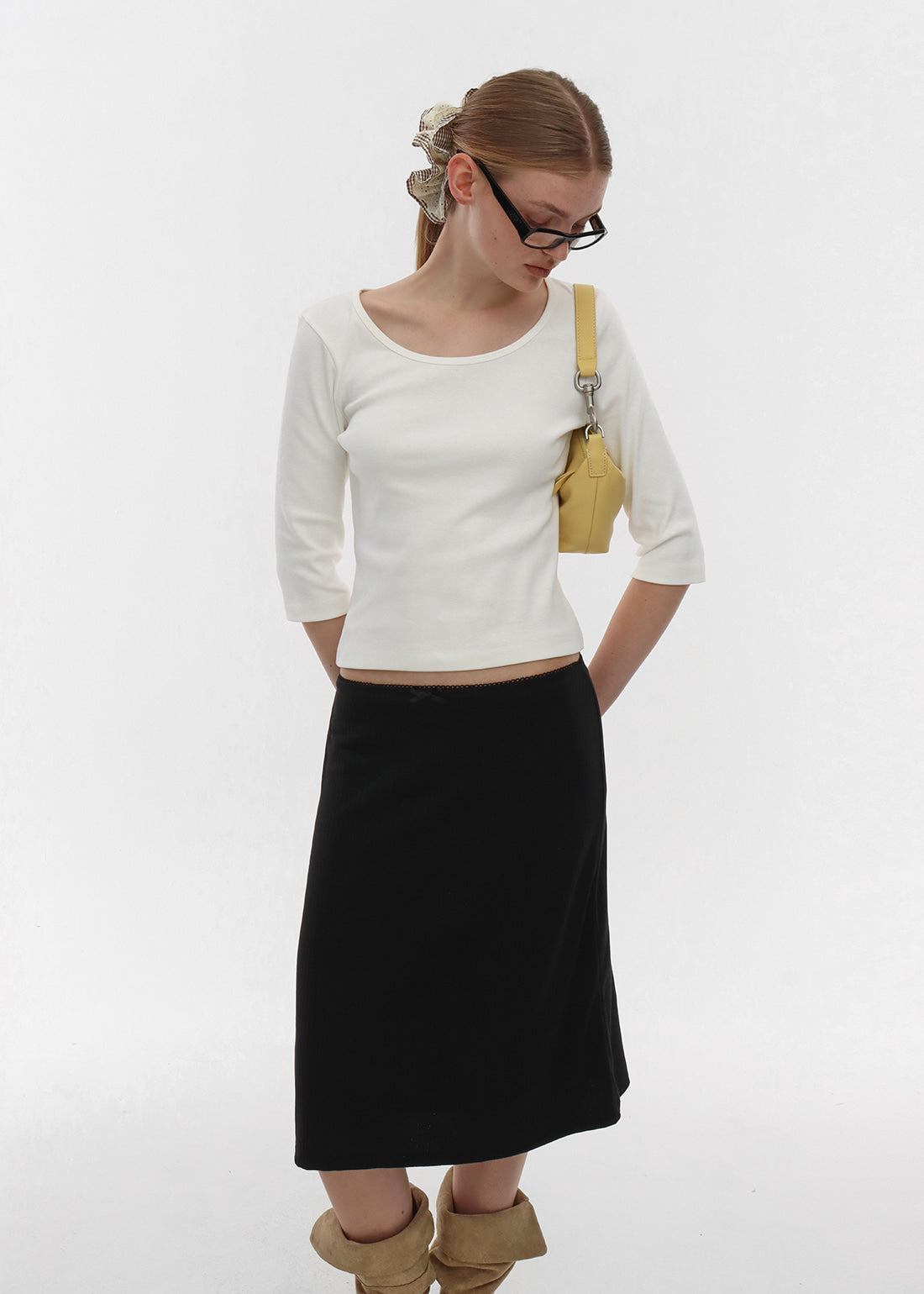 STANDARD U-NECK 3/4 SLEEVE TEE 13