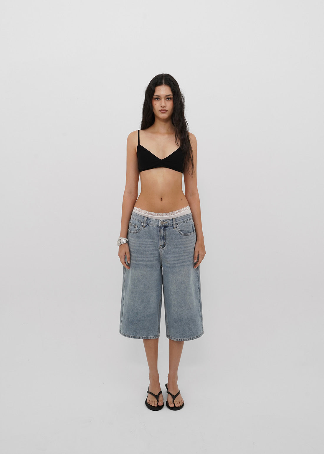 SUMMER WASHING BERMUDA JEANS 8