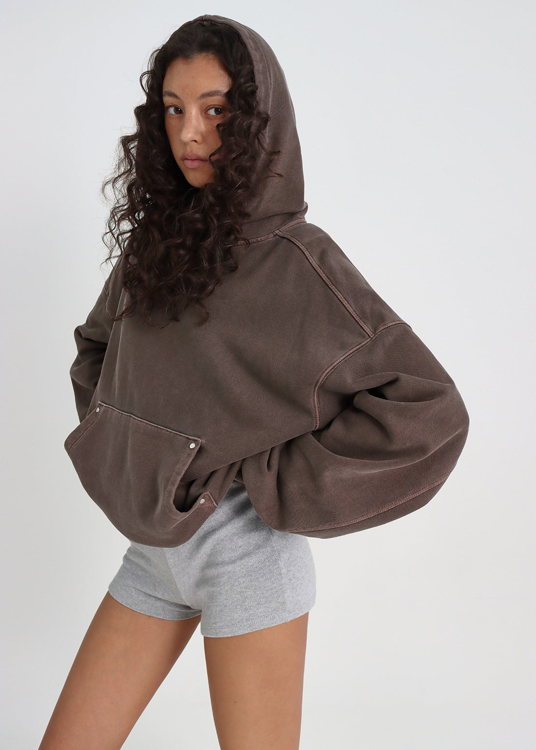 PIGMENT HEAVY SWEAT OVERFIT HOODIE 1