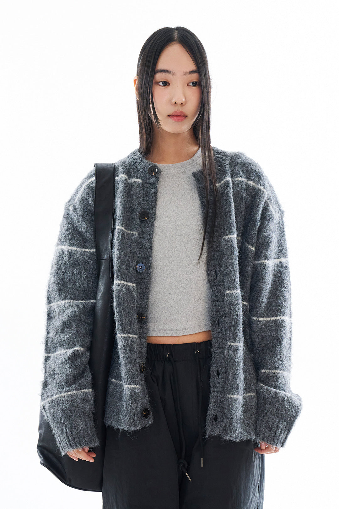 Brush Stripe Cardigan - 3 colors (UNISEX)