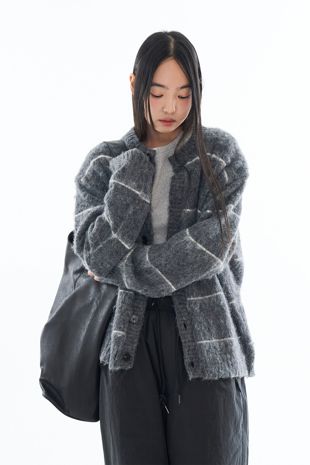 Brush Stripe Cardigan - 3 colors (UNISEX)