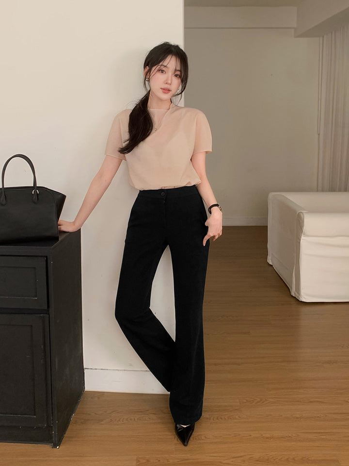 MORE SLACKS BOOTCUT TRAINING PANTS - 2 COLORS