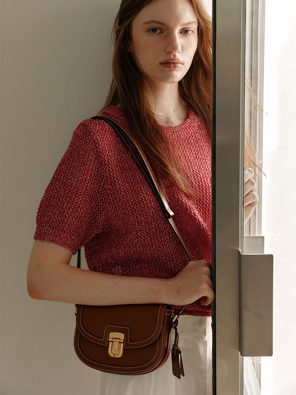 SERENDIPITY CROSSBODY BAG - 3 COLORS BROWN
