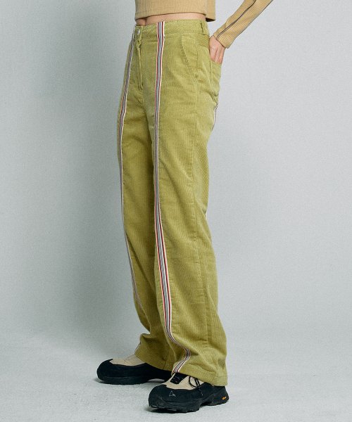 TAPED CORDUROY BEACH PANTS CARMEL - 2 COLORS AS SHOWN