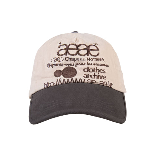 WEB LOGO 5PANNEL CAP - 4 COLORS CHARCOAL
