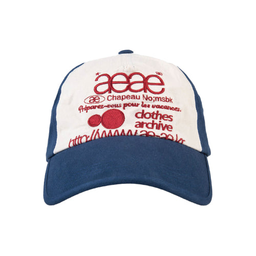 WEB LOGO 5PANNEL CAP - 4 COLORS BLUE