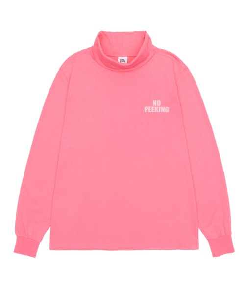 NO PEEKING TURTLENECK - 3 COLORS PINK