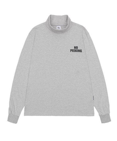 NO PEEKING TURTLENECK - 3 COLORS MELANGE GREY