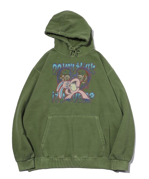 HOPPY PIGMENT HOODIE - 4 COLORS GREEN