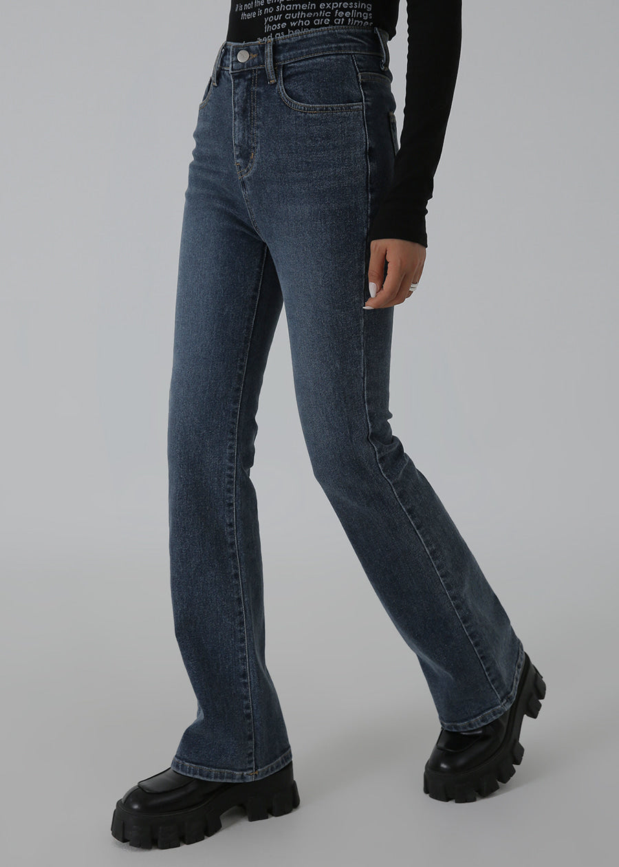 SLIM BOOTS-CUT 001 - BLUE 1