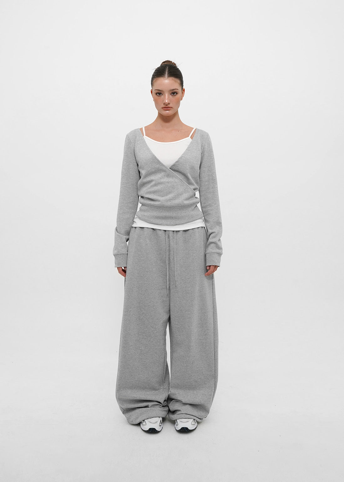 MID SWEAT FOLDING TWO-WAY PANTS - 4 COLORS 8