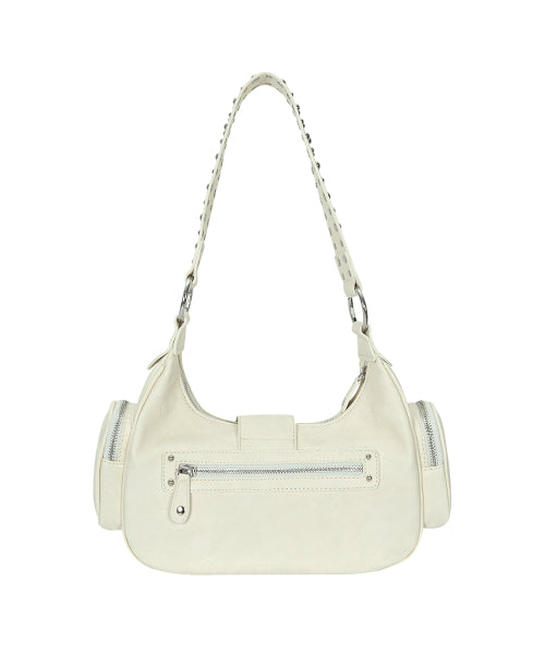 MOTE STUD BAG IVORY
