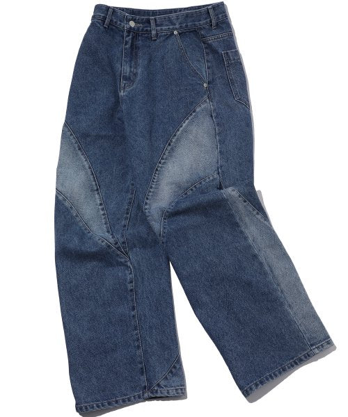 WIDE DENIM - 2 COLORS INDIGO