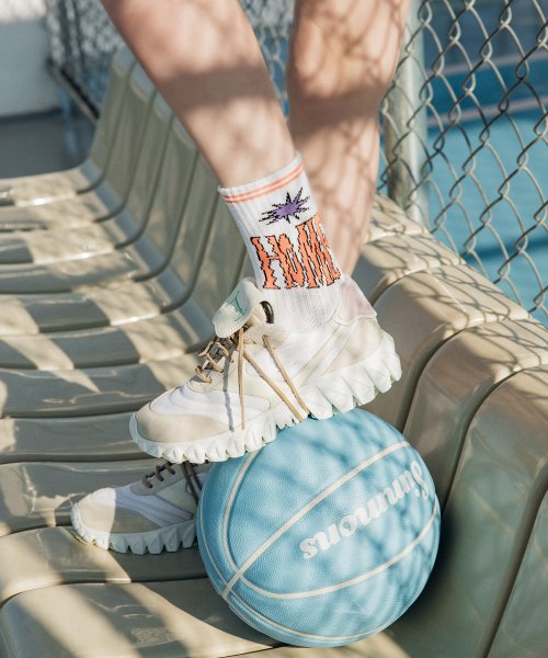 COOLMAX MARATHON RUNNING CREW SOCKS - SALT MAKERS - 2 COLORS WHITE