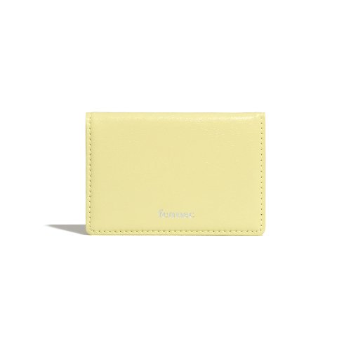 CRINKLE SOFT CARD CASE COOL - 10 COLORS LEMON