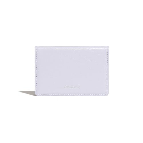 CRINKLE SOFT CARD CASE - BLACK - 10 COLORS LAVENDER