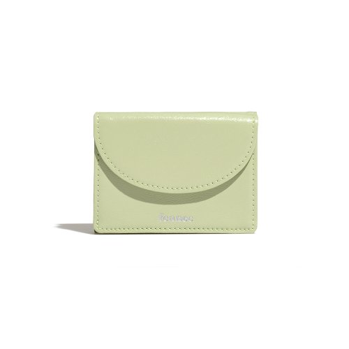 CRINKLE HALFMOON MINI WALLET MID - 6 COLORS MINT