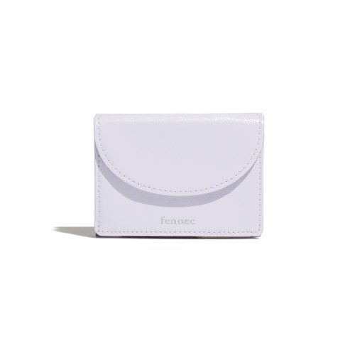 CRINKLE HALFMOON MINI WALLET MID - 6 COLORS LAVENDER